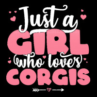 Just A Girl Who Love T  Shirt Just A Girl Who Loves Corgis   Cute Dog V-neck Tee | Artistshot