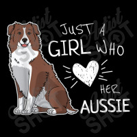 Just A Girl Who Loves Her Australian Shepherd Dog Puppy Love Camo Snapback | Artistshot