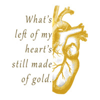 What's Left Of My Heart's Still Made Of Gold Debie Paper Bag - 10 X 5 X 13 | Artistshot