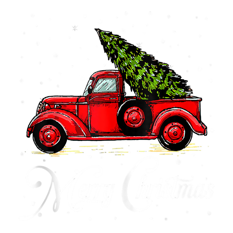 Merry Christmas Truck Red With Tree Xmas Pajama Funny Gifts Tank Top Debie Paper Bag - 10 X 5 X 13 | Artistshot