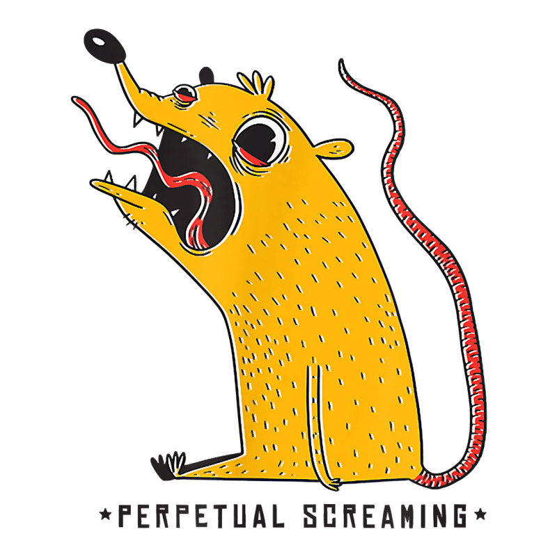 Funny Screaming Rat Burp Burping Rat Double Wine Paper Bag 6 1/2 X 3 1/2 X 12 3/8 By