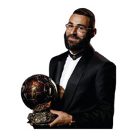 Karim Benzema Ballon D'or 2022 Jumbo Paper Bag - 18 X 7 X 18 3/4 | Artistshot