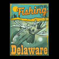 Let's Go Fishing In Delaware Premium V-neck Tee | Artistshot