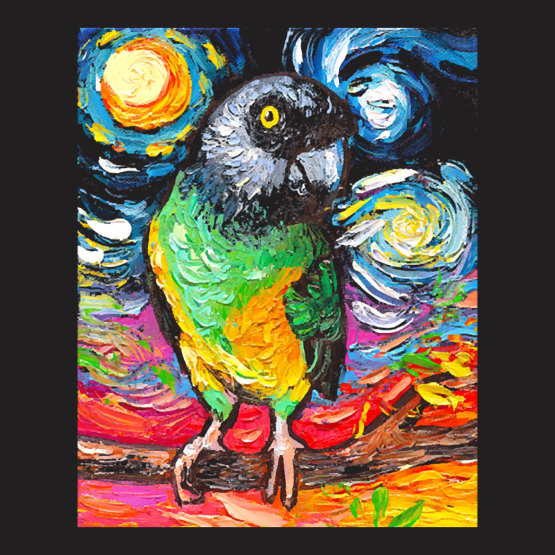 Parrot T  Shirt Senegal Night T  Shirt T-Shirt by victorycanola | Artistshot