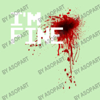 I'm Fine Halloween Blood Stain Graphic Injury Imitation Funny Zombie C Urban Heavy T-shirt | Artistshot