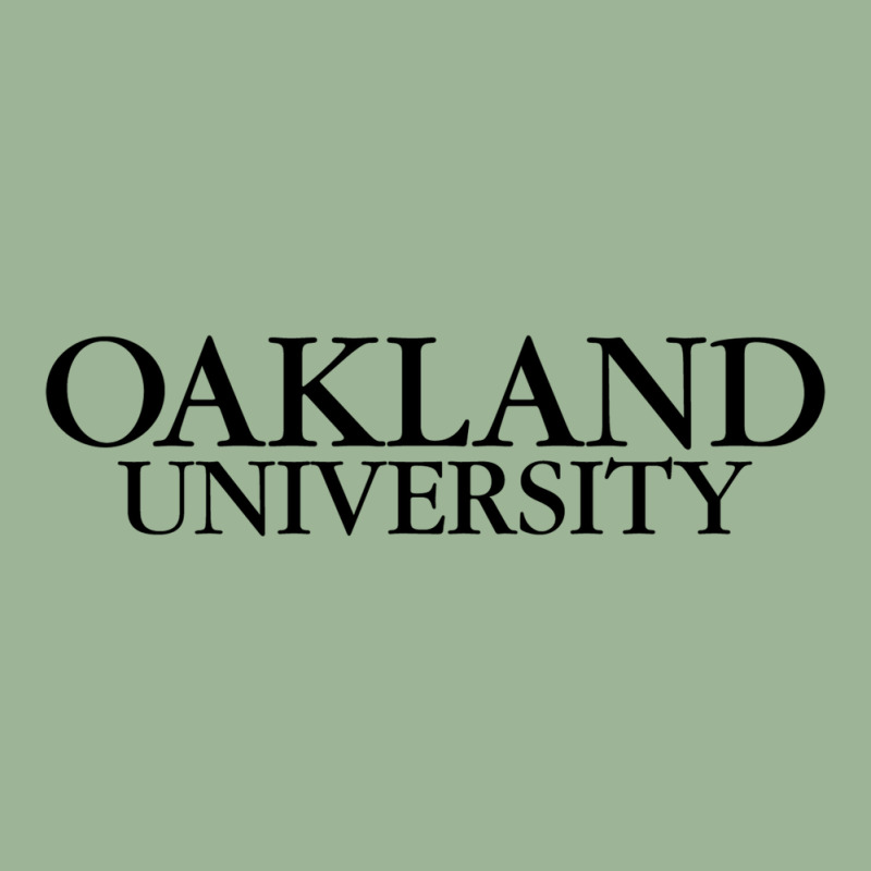 Oakland University Wordmark Urban Heavy T-shirt by CollegeStar | Artistshot