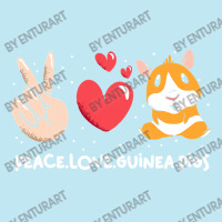 Cute Guinea Pigs Peace Love Guinea Urban Heavy T-shirt | Artistshot