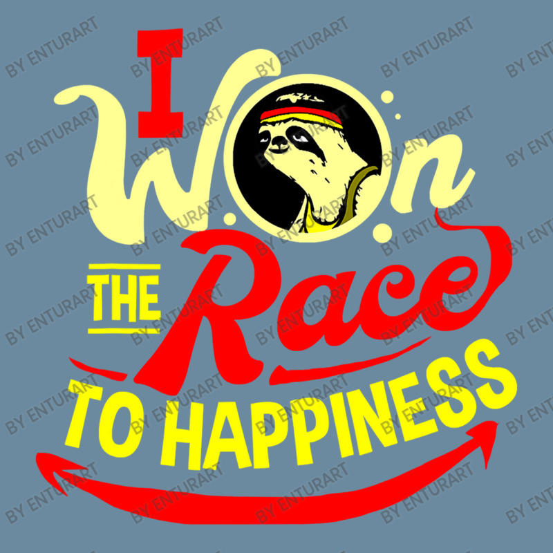 I Won The Race To Happiness Sloth Urban Heavy T-shirt by EnturArt | Artistshot