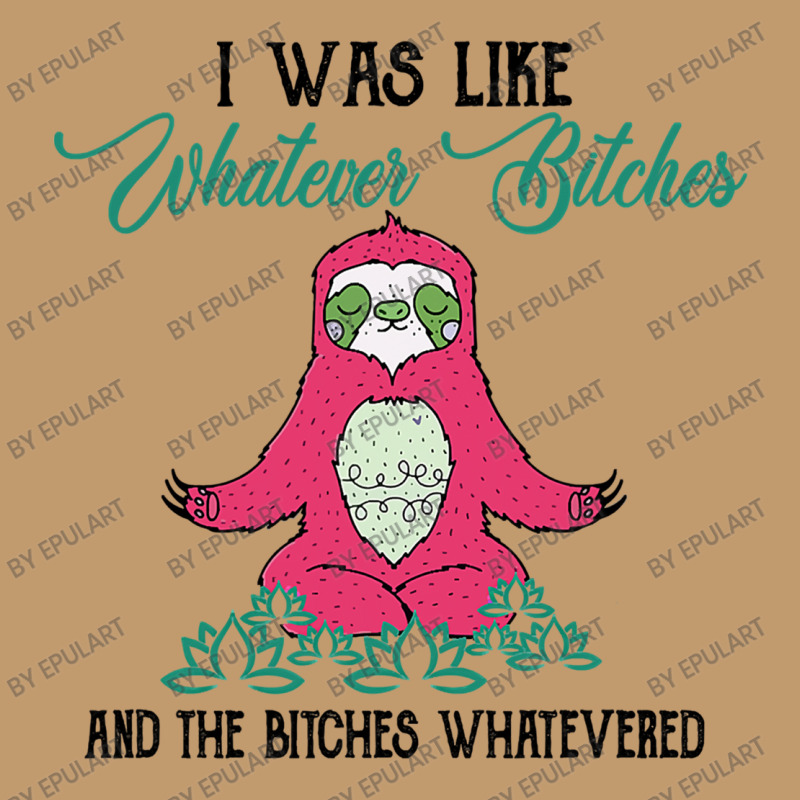 I Was Like Whatever Meditating Sloth Urban Heavy T-shirt by EpulArt | Artistshot