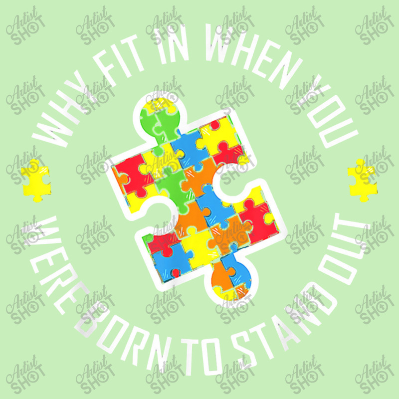 Why Fit In When You Were Born To Stand Out Autism Urban Heavy T-shirt | Artistshot