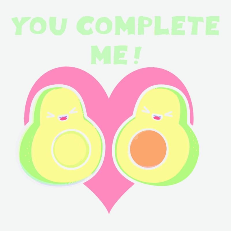 Day T  Shirt Complete Me Kawaii Avocado Hearts Valentines Day T  Shirt Urban Heavy T-shirt | Artistshot