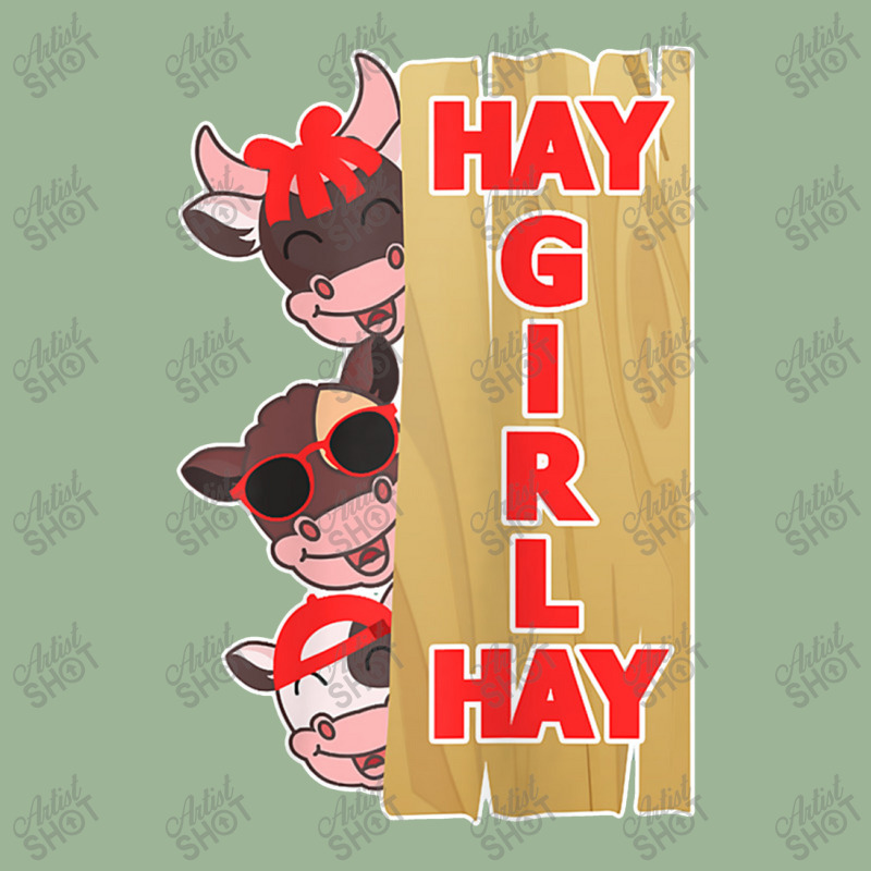 Hay Girl Hay Cow Farmer Rancher Cow Owner Cow Lover Kawaii Urban Heavy T-shirt | Artistshot