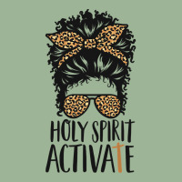 Holy Spirit Activate Black Mom Life Leopard Messy Bun Pullover Hoodie Urban Pullover Hoodie | Artistshot