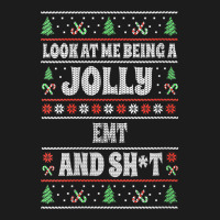 Womens Funny Emt Ugly Christmas Design Emergency Medical Technician V Hoodie & Jogger Set | Artistshot