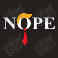 Donald Trump Nope Anti Trump Haircut Tie Tank Top | Artistshot