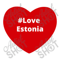 Love Estonia, Hashtag Heart, Estonia Pickleball Paddle | Artistshot