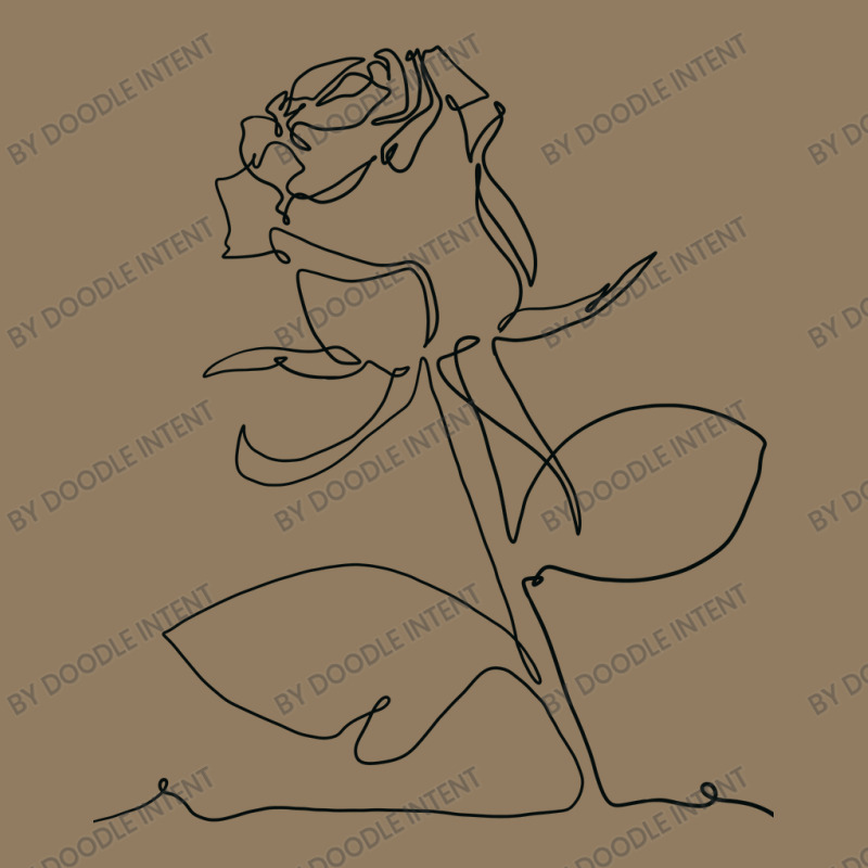 Rose Flower Plant One Line Art Leatherette Tumbler | Artistshot