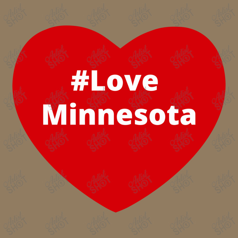 Love Minnesota, Hashtag Heart, Love Minnesota Leatherette Tumbler | Artistshot