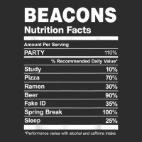 Beacons Nutrition Facts College University T Shirt Baseball Cap | Artistshot