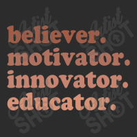 Back To School Believer Motivator Innovator Educator Teacher Baseball Cap | Artistshot