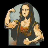 Work Out Mona Lisa Women's V-neck T-shirt | Artistshot