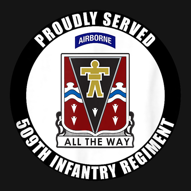 Proudly Served 509th Infantry Regiment Airborne Army Veteran T Shirt Mesh cap by cm-arts | Artistshot