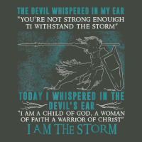 I Am A Child Of God   A Warrior Of Christ   I Am The Storm T Shirt Trucker Cap | Artistshot