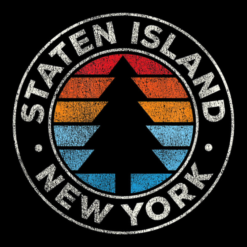 Staten Island New York Ny Vintage Graphic Retro 70s T Shirt Camo Snapback by cm-arts | Artistshot