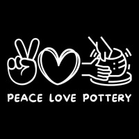 Peace, Love Pottery Retro Pottery Lover Ceramics Artist T Shirt Camo Snapback | Artistshot