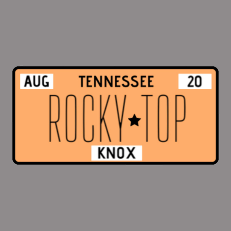 Rocky Top License Plate Magnet Flat Bill Snapback Cap by LynetteKarabin | Artistshot