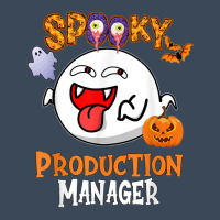 Boo Halloween Costume Spooky Production Manager T Shirt Flat Bill Snapback Cap | Artistshot