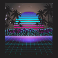 Synthwave T  Shirt Fascinating Dusk Retrowave T  Shirt T-shirt | Artistshot