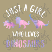 Just A Girl Who Loves Dinosaurs Cute Floral Dino Lover Flat Bill Snapback Cap | Artistshot