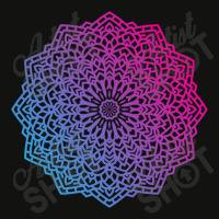 Islamic Mandala Ornament With Transparent Scorecard Crop Tee | Artistshot