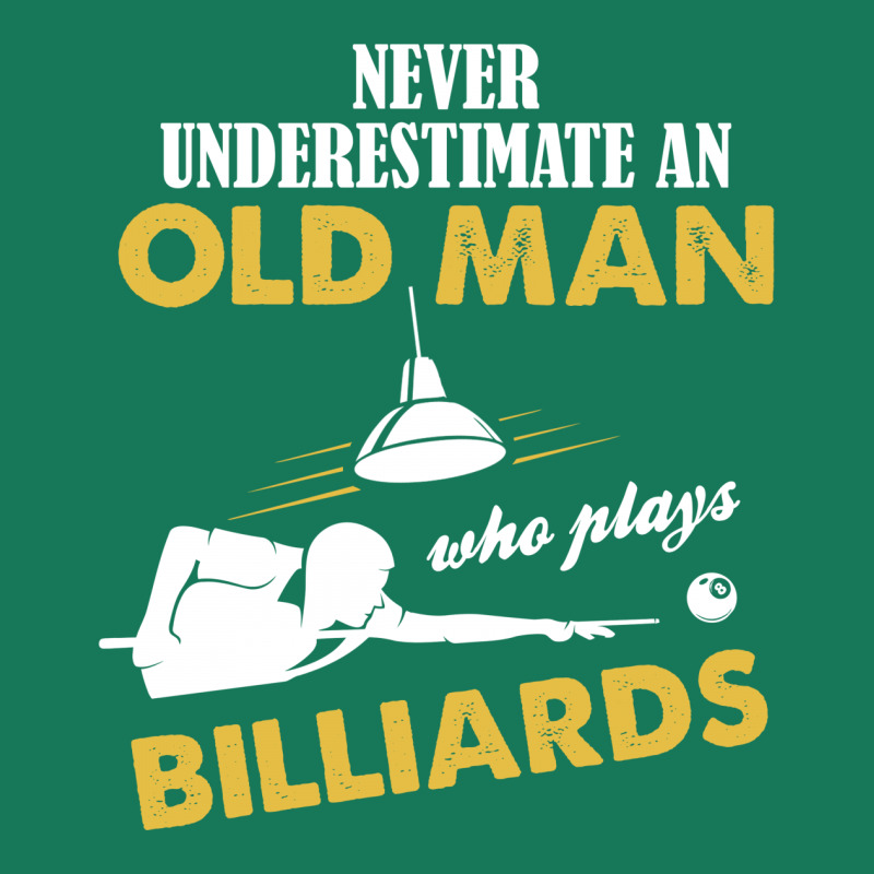 Never Underestimate An Old Man Who Plays Billiards Face Mask Rectangle | Artistshot