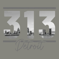 Detroit 313 Area Code Skyline Michigan Vintage Dyed Cap | Artistshot