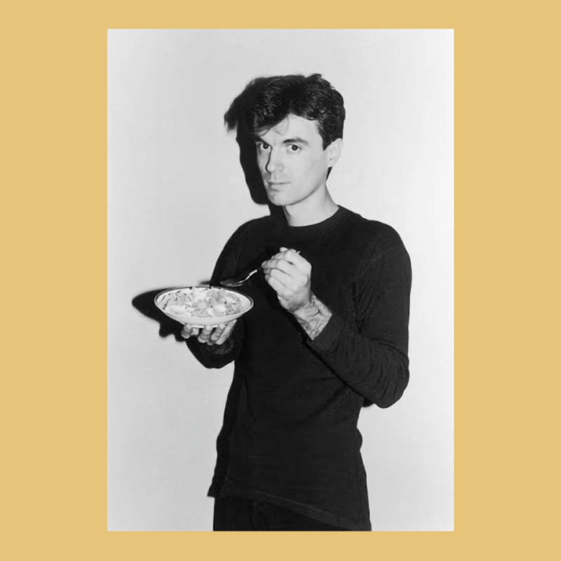 David Byrne Eating Cereal Poster 1 Dyed Cap by LukeReyes | Artistshot