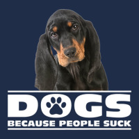 Dogs Because People Suck Black And Tan Coonhound Baseball Cap | Artistshot