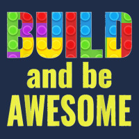 Build And Be Awesome Brick Builder Kids Block Set Builder Baseball Cap | Artistshot