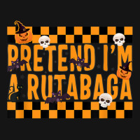 Pretend I'm A Rutabaga Costume Funny Lazy Halloween Party Sp T Shirt Mesh Cap | Artistshot