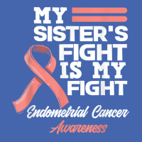 My Sister's Fight Is My Fight Endometrial Cancer Awareness T Shirt Mesh Cap | Artistshot