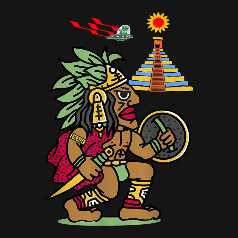 Ancient Aztec Warrior Dln8 Aliens At Tenochtitlan T Shirt Mesh cap by cm-arts | Artistshot