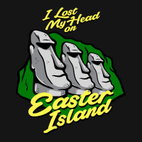 I Lost My Head On Easter Island Mesh Cap | Artistshot