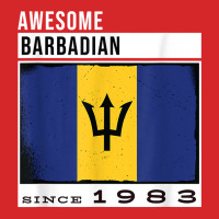 Awesome Barbadian Since 1983   Barbadian 39th Birthday T Shirt Trucker Cap | Artistshot