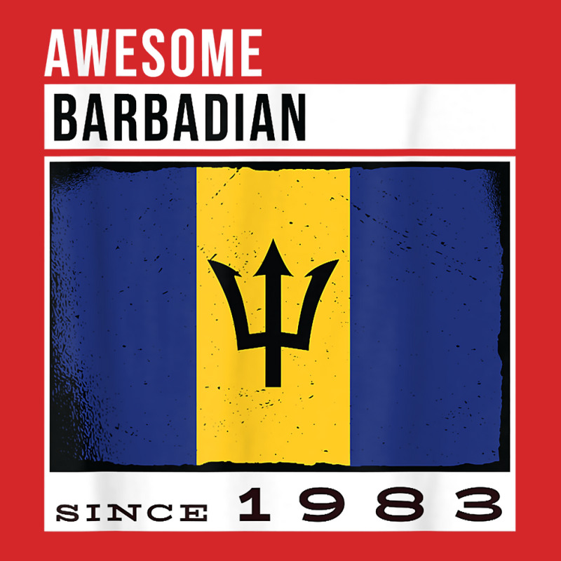 Awesome Barbadian Since 1983   Barbadian 39th Birthday T Shirt Trucker Cap by spizerrleppleq | Artistshot