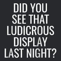 Did You See That Ludicrous Display Last Night Soccer Funny Raglan Base Trucker Cap | Artistshot