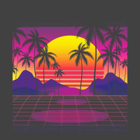 Synthwave T  Shirt Mesmerizing Sunset Synthwave T  Shirt Vintage T-shirt | Artistshot