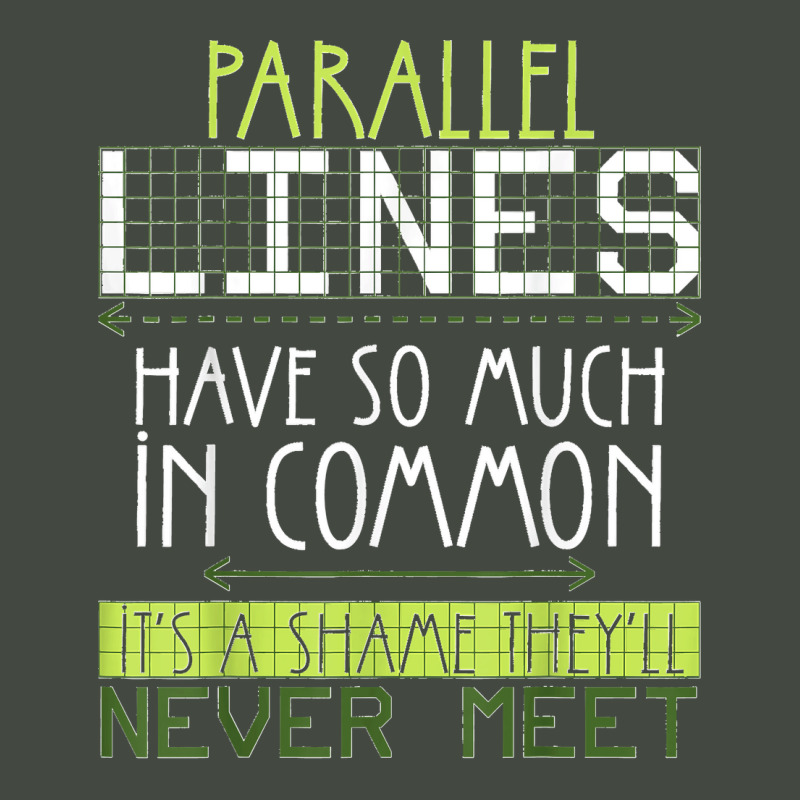 Parallel Lines Have So Much In Common Math Lovers Teacher Trucker Cap by LisaMarieRangel | Artistshot