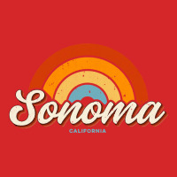 Sonoma California Ca Vintage Rainbow Retro 70s Long Sleeve T Shirt Trucker Cap | Artistshot