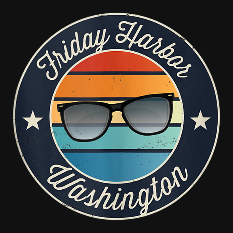 Friday Harbor Washington Souvenir Graphic Tank Top Pin-back Button | Artistshot